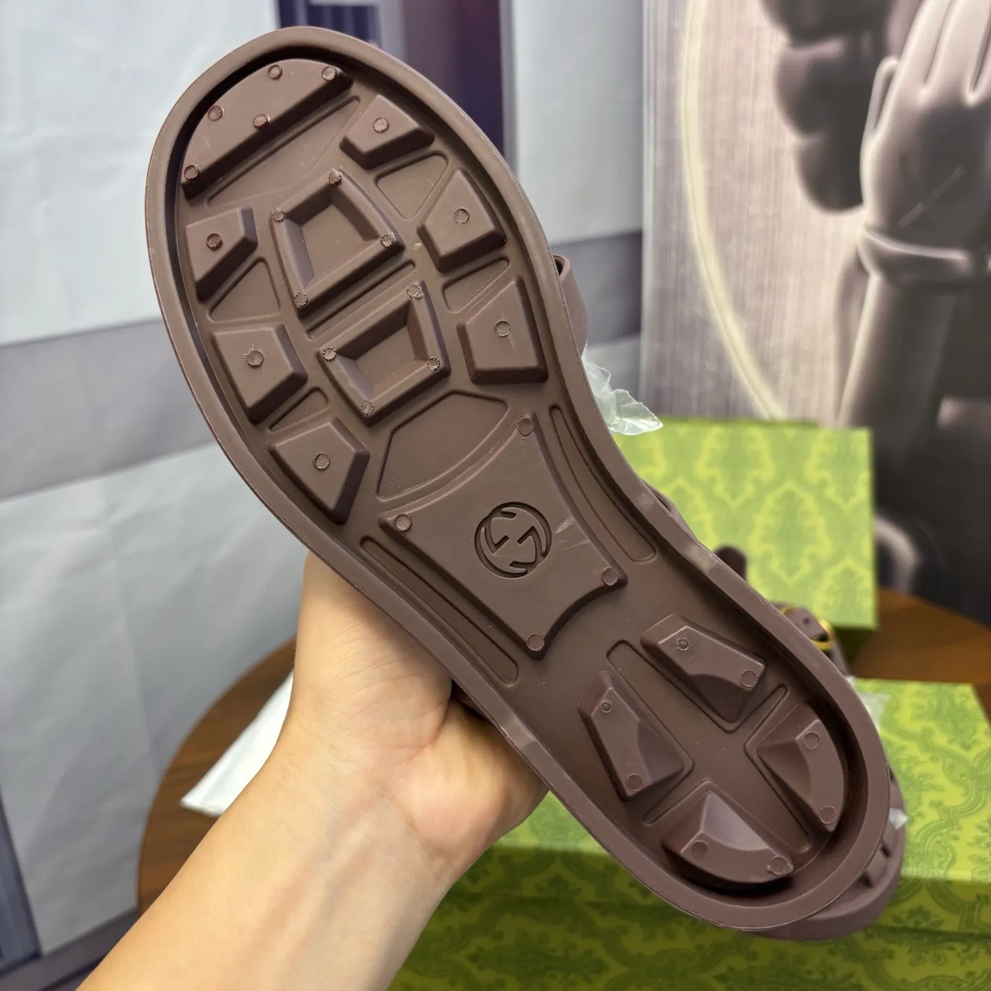 Men's shoes 260💰 [Gucci] Counter quality, top-quality original goods, real photos! Original TPU material, fine workmanship, comfortable; genuine 1:1 replica Size: 36 ~ 46